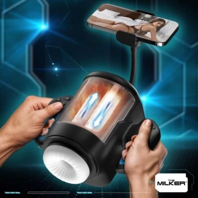 Masturbador vibratório e de acariciar Cyber Milker - Imagem 1 de 4