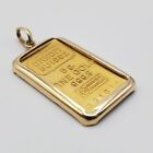 Vintage Credit Suisse 24K 999.9 Fine Gold Pendant 5.82 grams