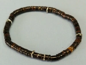 Vintage Heishi Stretch Bracelet - Picture 1 of 12