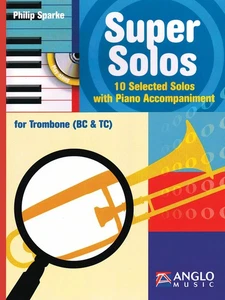Super Solos for Trombone Solo Sheet Music Philip Sparke Play-Along Book CD - Picture 1 of 1