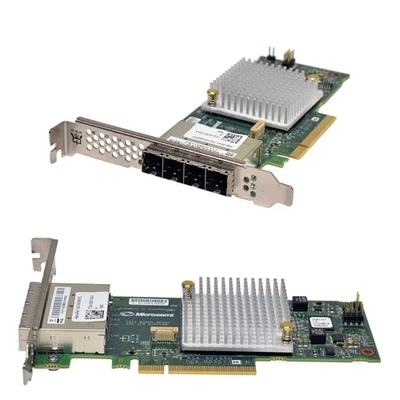 NetApp HBA 4-Port 12 G MiniSAS HD PCIe x8 Host Bus Adapter 111-03801+A0 - Bild 1 von 3