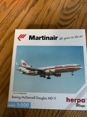 Herpa Mcdonnell Douglas Martinair MD-11 1:500 503525 Foto 1 de 3
