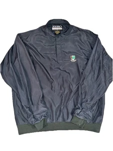 VTG Zero Restriction Pine Valley Golf Club Jacket XL Navy Green Made In USA ZR - Picture 1 of 8