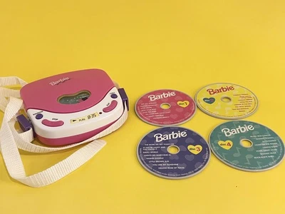 Vintage 1995 BARBIE DiscGirl CD Player with 32 songs Mattel  - Image 1 of 4