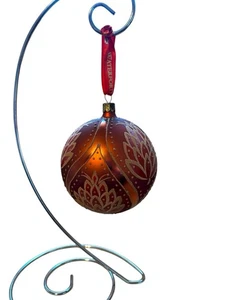 Waterford Crystal Holiday Heirlooms Irish Harvest Ball 4" Ornament 2005 Rare - Picture 1 of 4