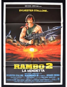 Plakat RAMBO 2 Sylvester Hengst Richard Crenna Cosmatos A414 - Bild 1 von 1