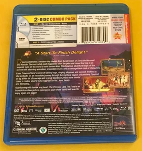 Disney The Princess And The Frog Blu-Ray + DVD 2010 - Picture 1 of 2