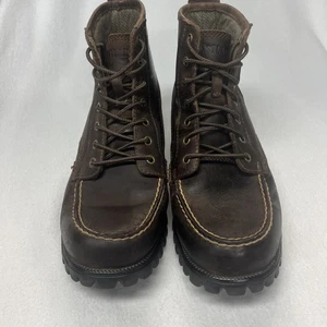 Eastland Herren Moc Steady Braun Leder Schnürstiefeletten Größe 10,5 D - Bild 1 von 7
