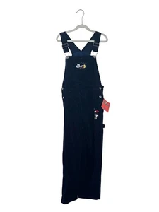 vintage disney mickey mouse overalls youth kids size 12 deadstock NWT 90s - Picture 1 of 10