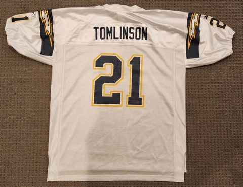 LaDainian Tomlinson Reebok Football Jersey San Diego Chargers Adult Size XL Cover