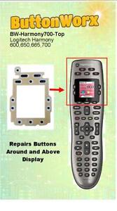 Logitech Harmony 600 650 665 700 Remote Control TOP Button repair kit 