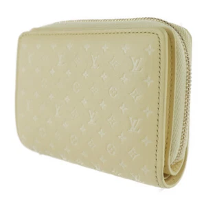 LOUIS VUITTON wallet M82288 Portefeiulle Roux Nanogram Zip Around Vuitton Y... - Picture 1 of 9