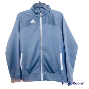 Adidas Chaqueta Deportiva Mujer L Cremallera Completa 2 Bolsillos Cremallera Montaña Logo Gris - Imagen 1 de 12