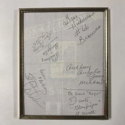 (De colección) Cleveland Browns (Autos enmarcados de Diácono/Groza/Hickerson/Lavelli)! Foto 1 de 4