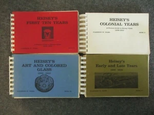 HEISEY'S GLASS CATALOG COMPLETE SET 4 VOL CLARENCE W VOGEL SIGNED 1969-71 1ST ED - Picture 1 of 12