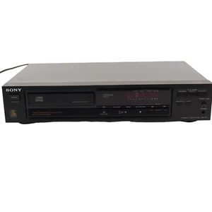 Sony CDP-370 Single Disc CD Compact Disc Player 1988 VTG For Parts Not Working - Picture 1 of 10