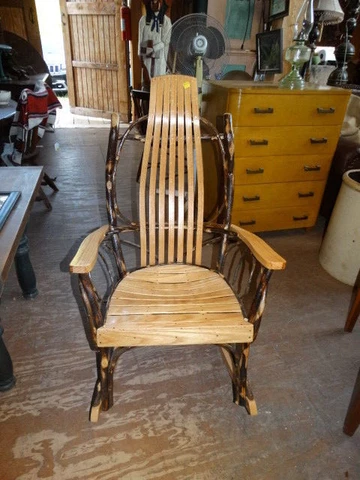 HICKORY   AND  OAK  ROCKING  CHAIR Cover