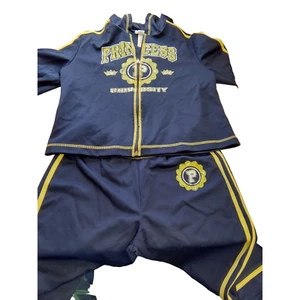 90s California Concepts Girls Princess University Track suit sz XL 16 1/2 - Picture 1 of 8