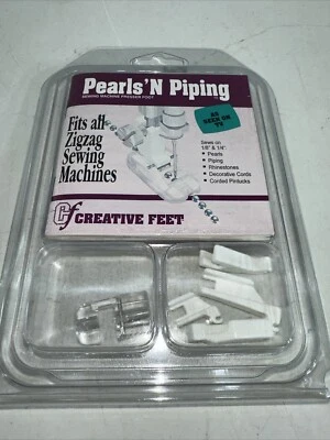 Creative Feet Pearls 'N Piping Sewing Machine Presser Foot for 1/8" & 1/4" - Image 1 of 4
