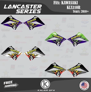 Kawasaki KLX110 (2010-2024) KLX-110 Shroud Graphics Lancaster Series - Picture 1 of 12