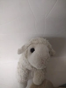 6” Douglas Cuddle Toys Plush White LAMB Baby Sheep Stuffed Animal Toy #1510 - Picture 1 of 9
