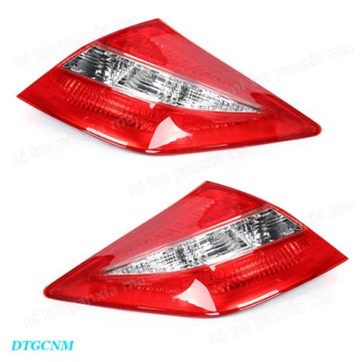 Left & Right Side Red/Clear Rear Brake Tail Lights For 2010-2012 Honda Crosstour - Image 1 of 4