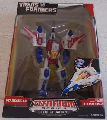 Transformers Titanium Series Die-Cast Metal Starscream War Within Jet SEALED - Image 1 of 2