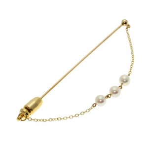 MIKIMOTO  Pearl Pearl Bracelet K14 Yellow Gold  Ladies [Used] - Picture 1 of 4