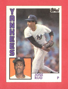 ORIGINAL 1984 TOPPS TRADED (BB) Jose Rijo NEW YORK YANKEES ROOKIE/RC CARD #100-T