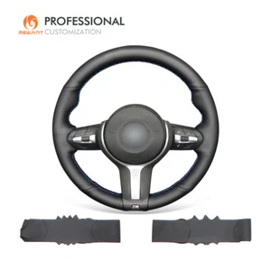 Funda de volante de cuero auténtico para BMW F30 F31 F34 F20 F21 M135i M140i F45 F46 F22 - Imagen 1 de 7