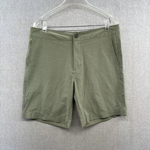 Pantalones Cortos Faherty Todo el Día Frente Plano 9" Para Hombres 31 Verdes Informales Bolsillos Exterior Adulto - Imagen 1 de 11