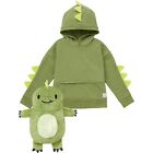 Cubcoats Kids' Dayo the Dinosaur 2-in-1 Stuffed Animal Hoodie Size 3T