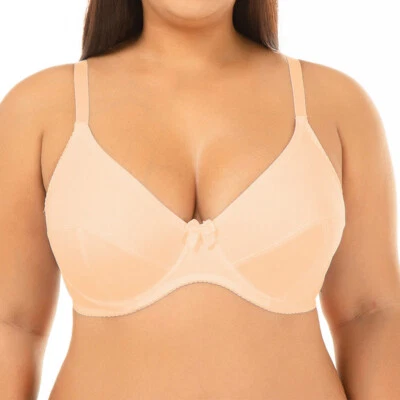 Plus Size Bra 36-60AA A B C D DDD E F Women Bra Sexy Lingerie Underwire Bralette - Image 1 of 4