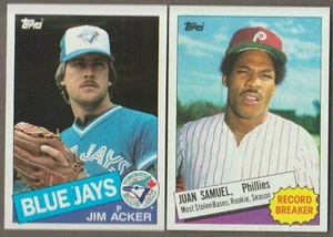 BUY 1, GET 1 FREE 1985 TOPPS BASEBALL YOU PICK #1 - #200 NMMT ** FREE SHIP ** - Picture 1 of 1