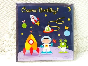 Child's Birthday Card ~ Cosmic Birthday ! ~ Magi Design Ltd ~ 2007 ~ PopUp Blank - Picture 1 of 2