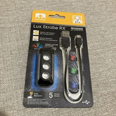 Clip de seguridad LED Nathan Lux Strobe RX Foto 1 de 4