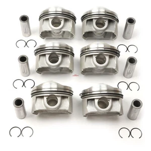 Engine Pistons & Rings Set 84.51mm Fit AUDI A4 A5 A8 Q7 3.0TFSI 06E107065DM - Picture 1 of 9