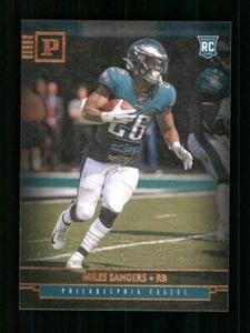 2019 CHRONICLES PANINI #P1 MILES SANDERS ROOKIE RC EAGLES / PANTHERS - Picture 1 of 2