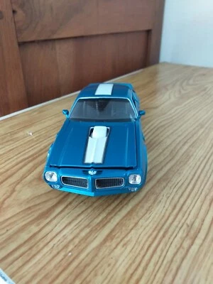 Welly 1/24-27 Scale 24075W - 1972 Pontiac Firebird Trans Am -blache /Blue - Photo 1/4