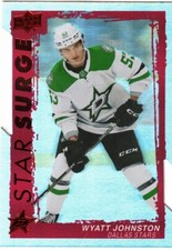 2023-24 UD Star Surge Red Die Cut #SS-22 Wyatt Johnston