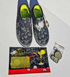 Dekline X James Marshall Delek Mens Skate Shoes Black Graphic Canvas 9 M New - Picture 1 of 10
