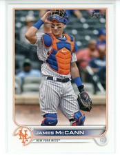 2022 Topps Series 1 #256 James McCann (Mets)