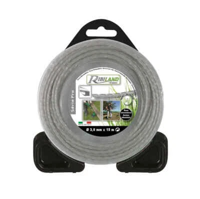 Fil Pro pour débroussailleuse carré torsadé âme aluminium Ø 3 mm - 15 m - Photo 1/2