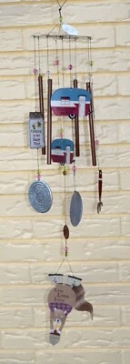 DELUXE WIND CHIMES SQUIRREL CAMPING/RV Decor NEW with TAG - Image 1 of 3