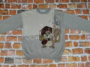 Iceberg Vintage Pullover Disney Beehörnchen Glimar Light Gray Size: XL Tip Top - Picture 1 of 8