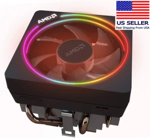 (New) Original OEM AMD Wraith Prism aRGB Stock Copper CPU Cooler Socket AM4 AM5 - Afbeelding 1 van 5