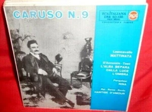 ENRICO CARUSO Caruso N° 9 EP 7' + PS 195? ITALY MINT- Rare EP RCA - Imagen 1 de 1