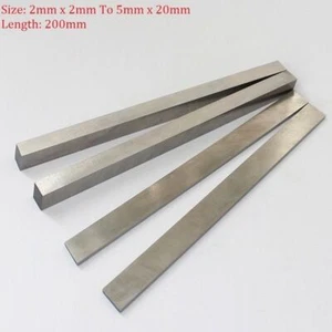 Steel Flat Square Bar Stirp Various Sizes 2mm x 2mm To 5mm x 20mm Mould Making - Picture 1 of 4