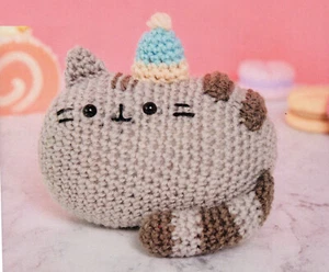 (1436) 4-fädiges Spielzeug Häkelanleitung für Pusheen die Katze!! - Bild 1 von 3