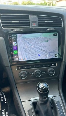 Autoradio Android 10" 2DIN per Golf 7 2012-2020 CarPlay GPS WiFi BT 2+32GB - Immagine 1 di 4